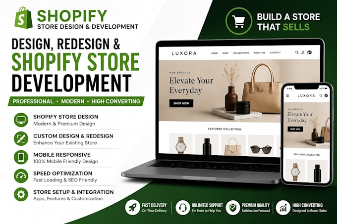 design a responsive shopify store with SEO optimization