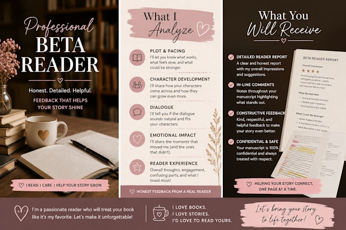 beta reader romance novel