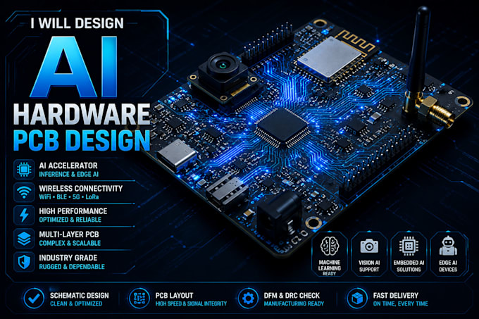 design ai hardware pcb for embedded systems and iot devices