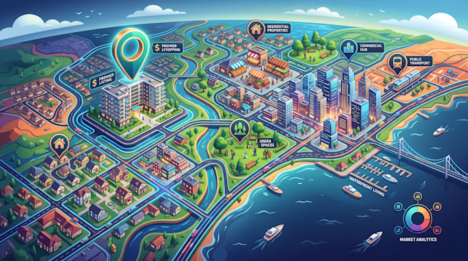build interactive mapbox pixel satellite maps animated real estate experiences