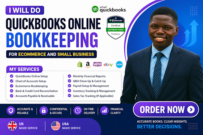 do quickbooks online bookkeeping for ecommerce and small business