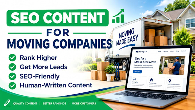 provide SEO content for moving and packing services that converts