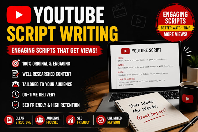 write engaging youtube scripts