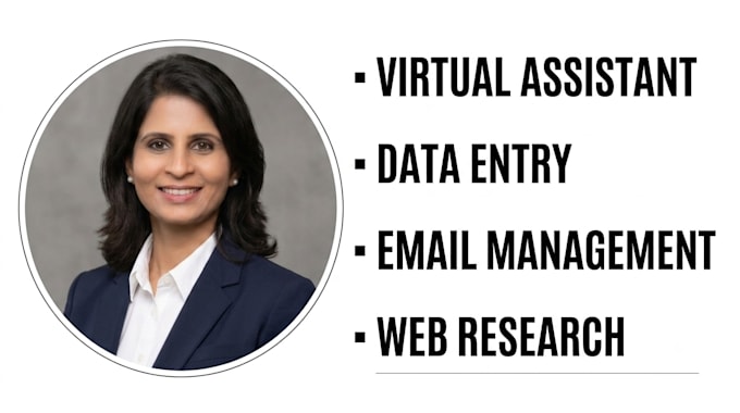 be your executive virtual assistant for admin tasks, email, calendar management