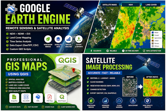 develop custom google earth engine scripts for satellite data analysis