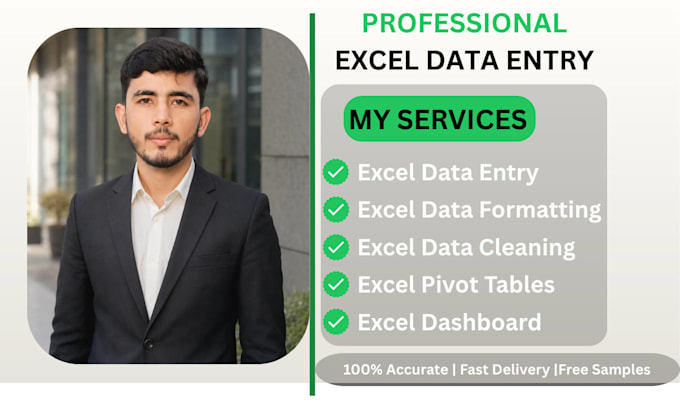 do professional excel data entry , formatting , cleaning
