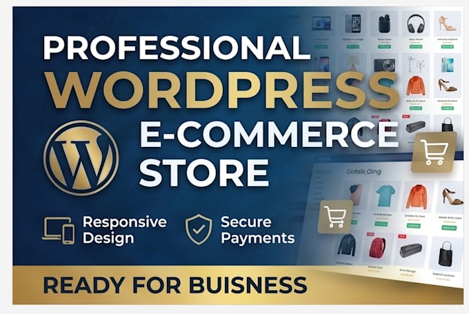 build a responsive wordpress e commerce website using woocommerce