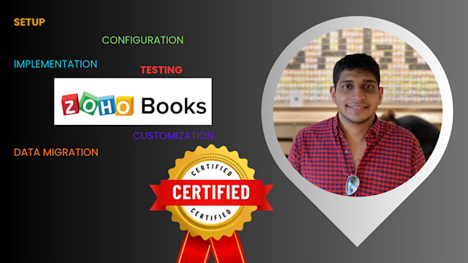 setup and configure zoho books along with data migration