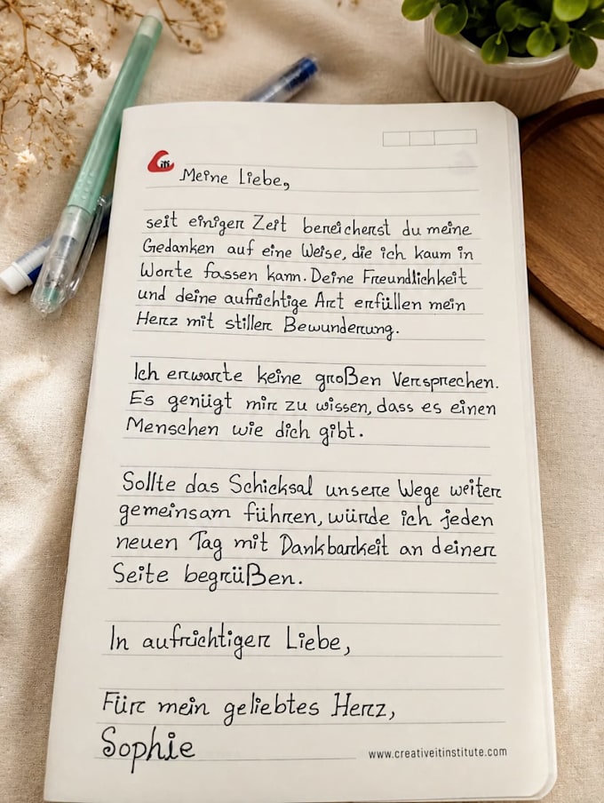 provide you with customized handwriting
