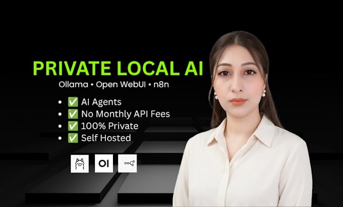 setup private local ai with ollama open webui and n8n automation