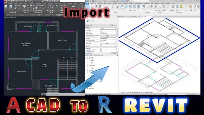 convert cad or PDF drawings into accurate revit models
