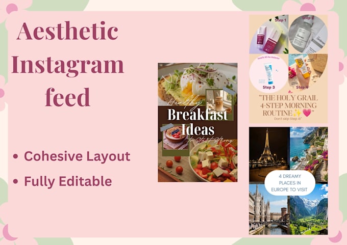 design aesthetic instagram posts for your brand