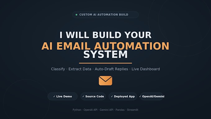 build a python ai workflow automation for your emails