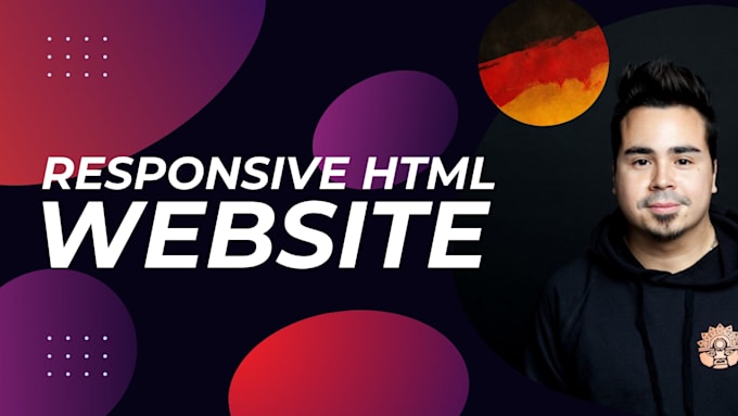 build a fast responsive HTML website or landing page