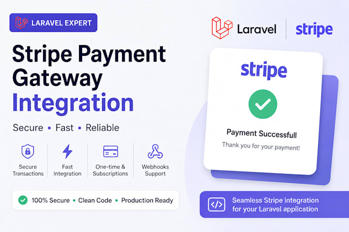 integrate stripe payment gateway in laravel website