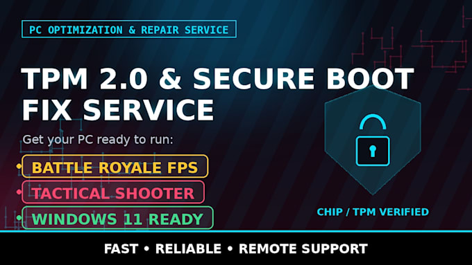 fix secure boot and tpm 2 issues