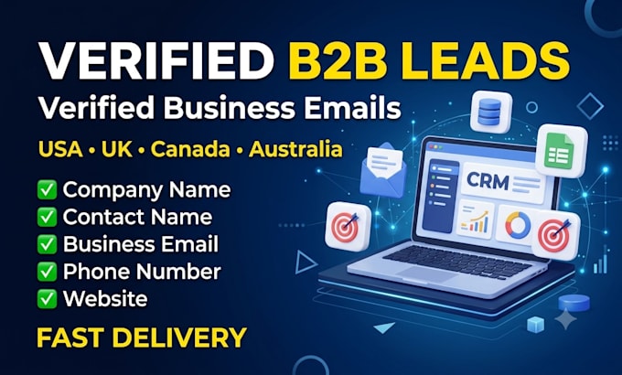 b2b lead generation with verified emails