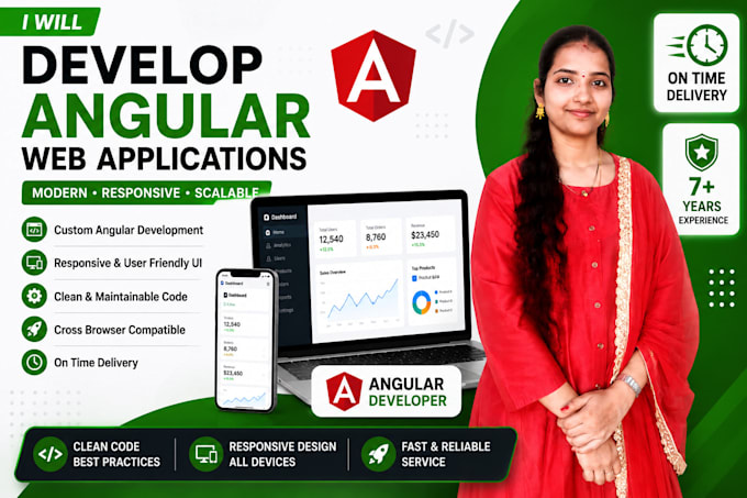 develop responsive angular web applications