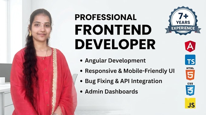 develop angular web applications and fix angular bugs