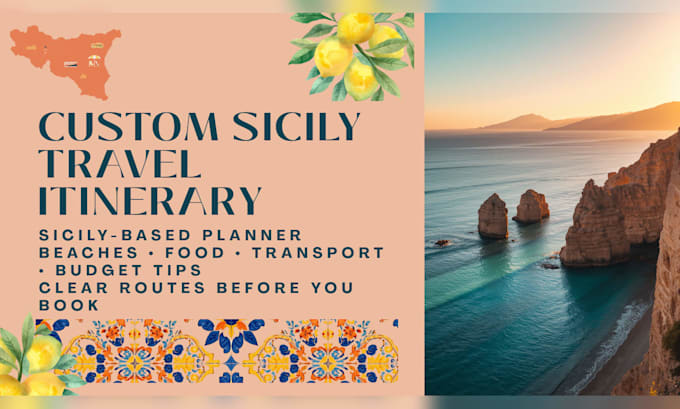 create a custom sicily travel itinerary with budget tips