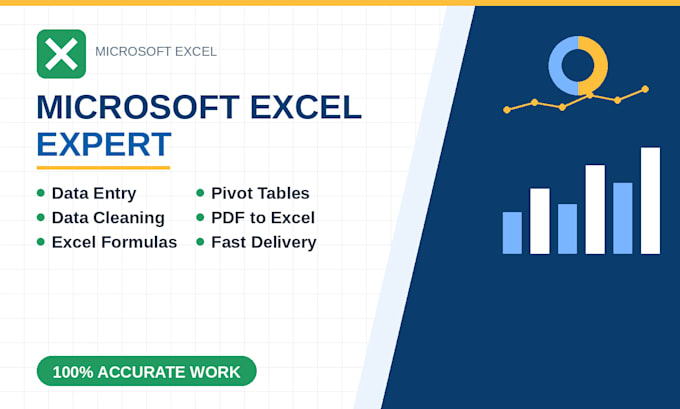 do microsoft excel data entry, cleaning and formatting