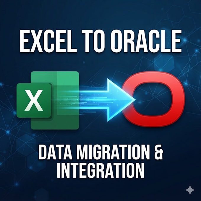 do data migration from excel to oracle database