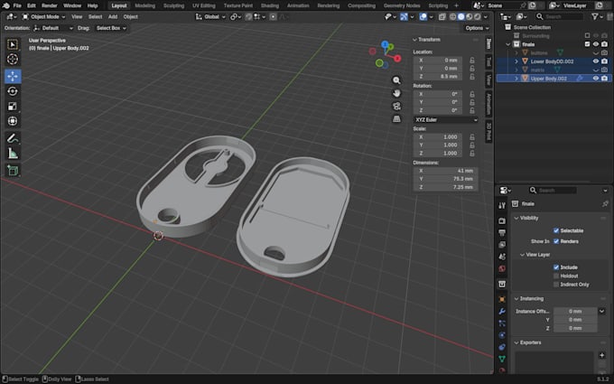 design a 3d printable mechanical part or enclosure