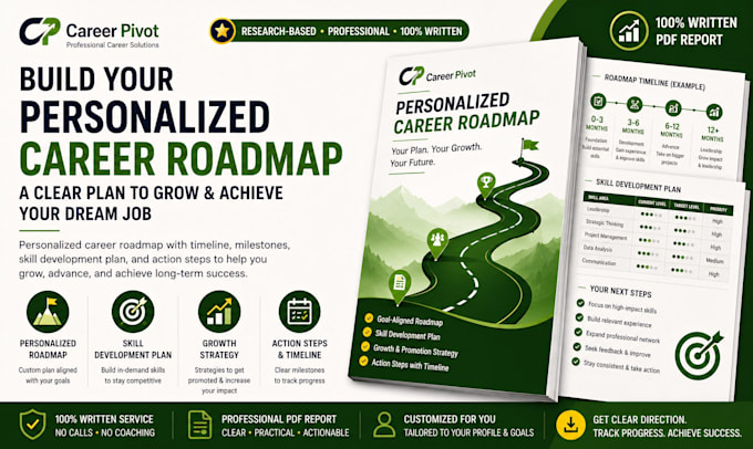 create a personalized career growth and promotion plan