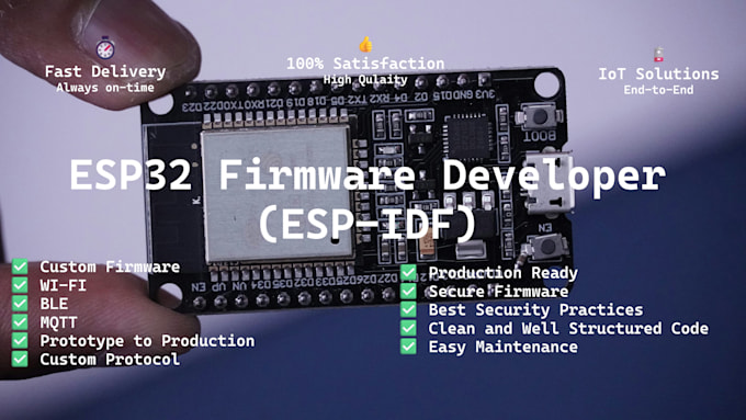 write firmware for your esp32 project