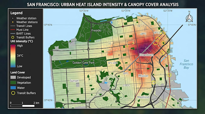 create custom gis maps, spatial analysis and data visualization