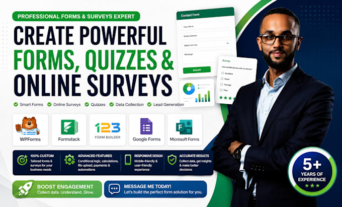 create wpform formstack 123formbuilder quiz googleforms microsoft online surveys