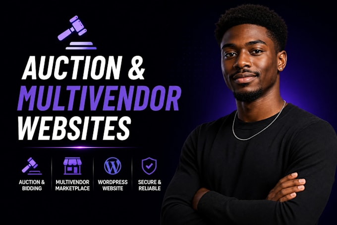 build auction website bidding website multivendor wordpress marketplace
