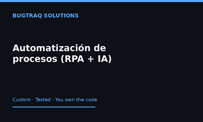 automatización de procesos rpa ia