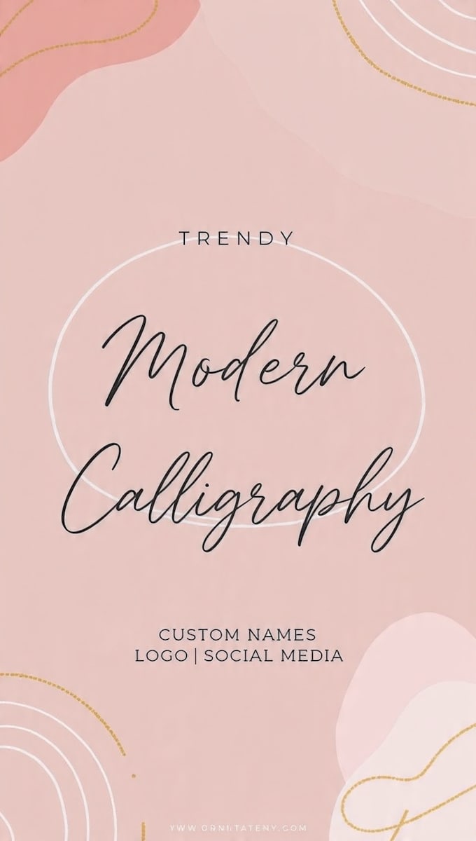 create beautiful custom name calligraphy and logo for you