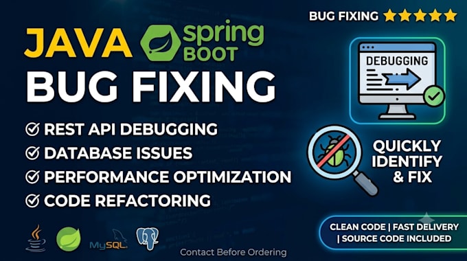 fix java spring boot bugs quickly