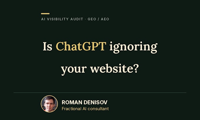 audit your website ai search visibility for chatgpt and perplexity