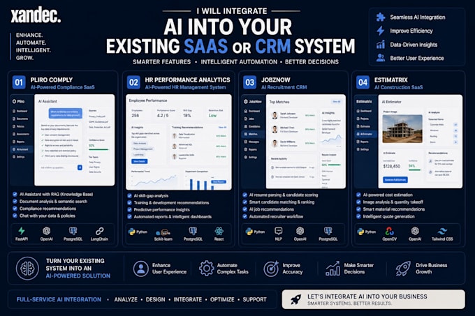 integrate ai into your existing saas or CRM system