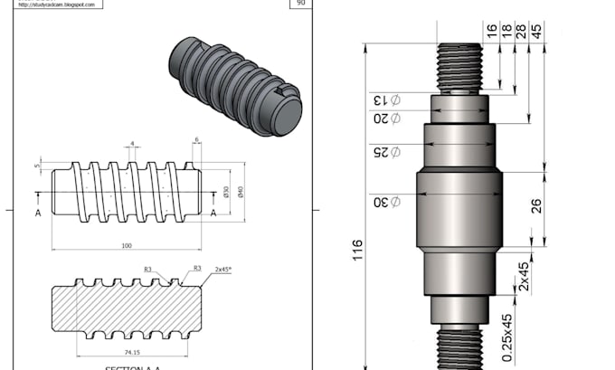 do 3d mechanical design 3d cad modeling and industriel design for manufacturing