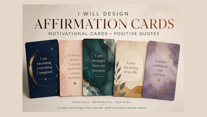 design affirmation cards motivational cards corporate brochure design quotes