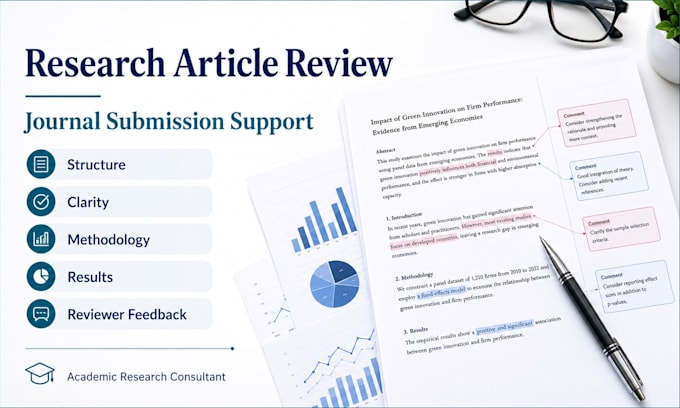 review and improve your research article for journal submission