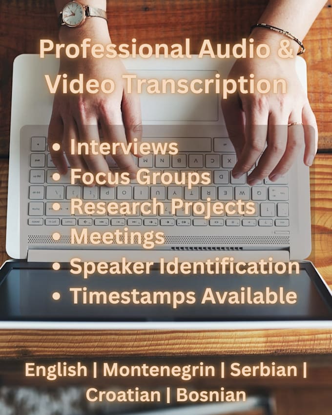 transcribe multilingual audio and video files accurately