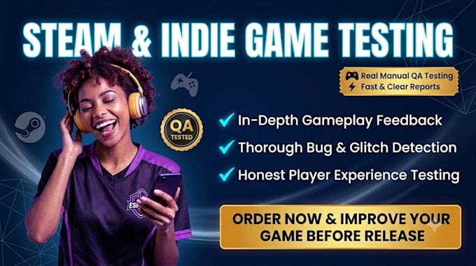 playtest your steam PC game with bug reports and gameplay feedback