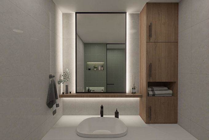 do bathroom design and interior design
