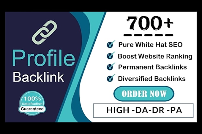 manually 700 profile backlinks SEO link building