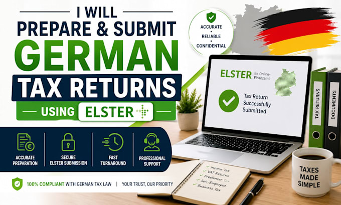prepare and submit german tax returns using elster