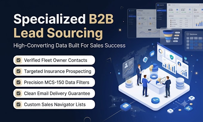 do b2b lead generation for commercial trucking insurance
