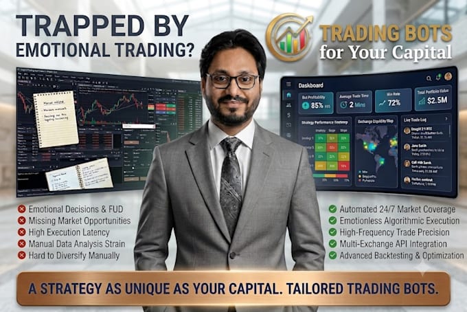 build a custom trading bot or algo trading system