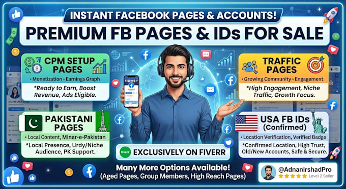 provide facebook pages cm setup