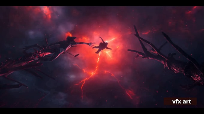 vfx compositing visual effec, blood effect,horror vfx fire cgi 3d animation cgi