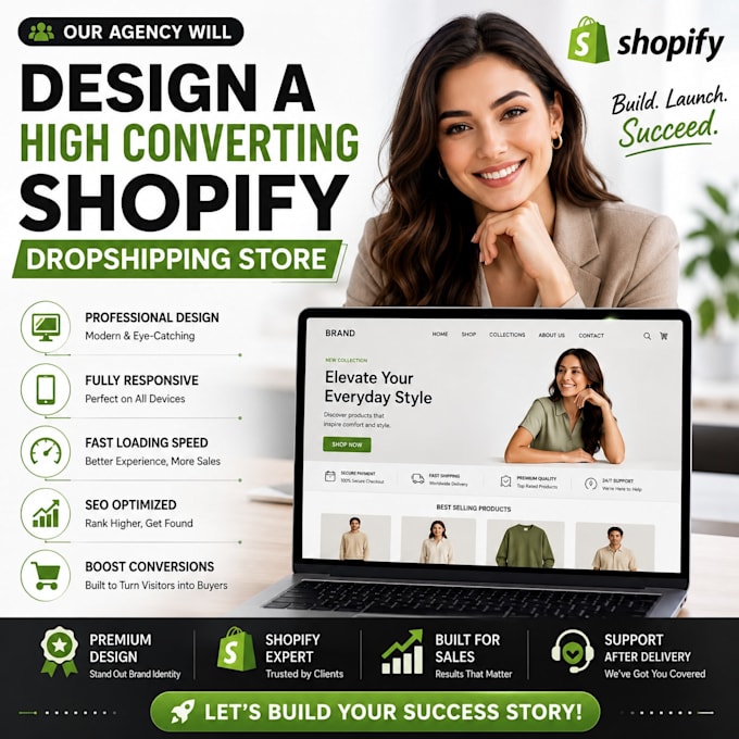 do shopify store design and redesign shopify website design shopify drops